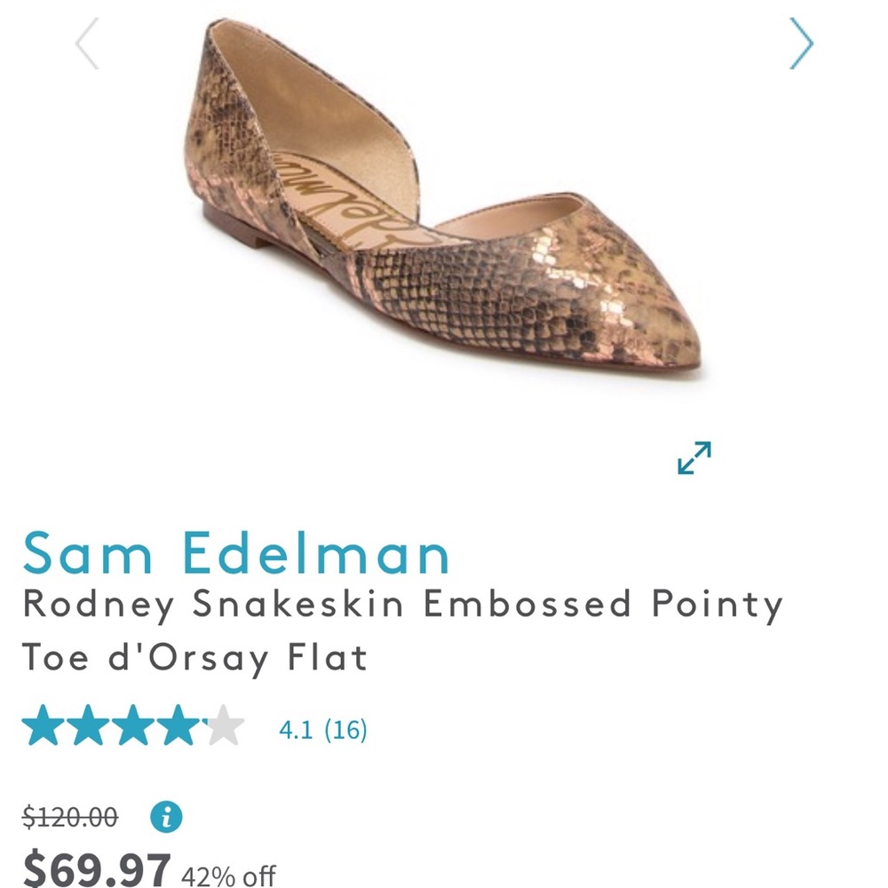Sam Edelman flat “ Rodney”